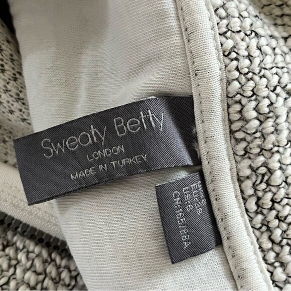 Sweaty Betty Restful Boucle Half‑Zip Sweatshirt Size 6 Neutral Comfy - Picture 10 of 10